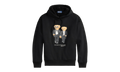 The Ralph and Ricky Tuxedo Bear Hoodie "Black" 710981802001