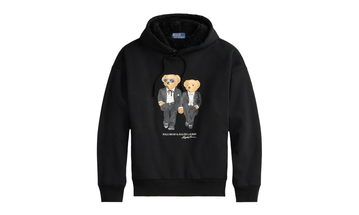 The Ralph and Ricky Tuxedo Bear Hoodie "Black" 710981802001