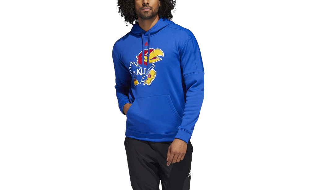 NCAA Kansas Jayhawks Team Issue Pullover Hoodie "Royal Blue" DA8367