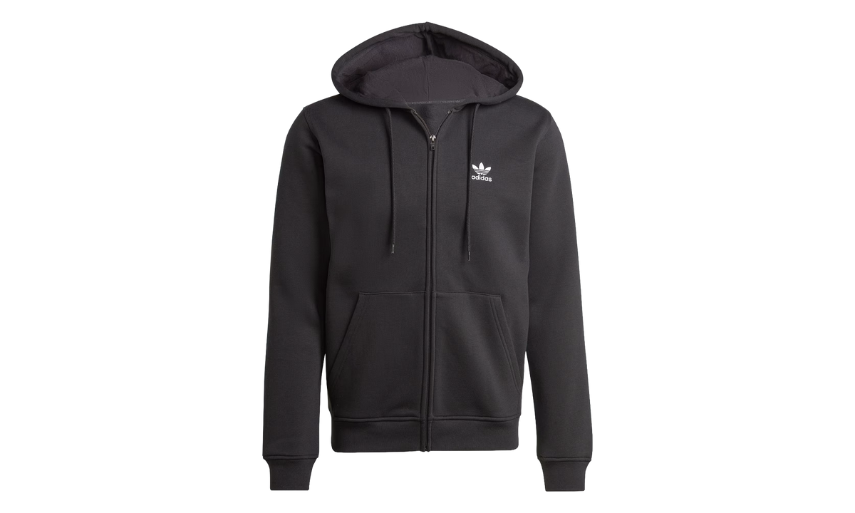 Originals Trefoil Essentials Full-Zip Hoodie "Black" IW5791