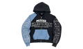 Split Decision Hoodie "Black / Blue" MIXE098