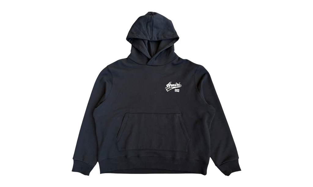 22 Distressed Logo Hoodie "Black / White" SS23MJG007 001