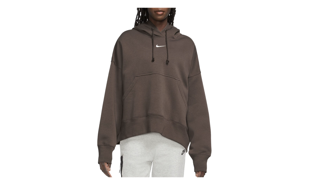 Sportswear Phoenix Fleece Over-oversized Pullover Hoodie WMNS "Baroque Brown / Sail" DQ5858 237
