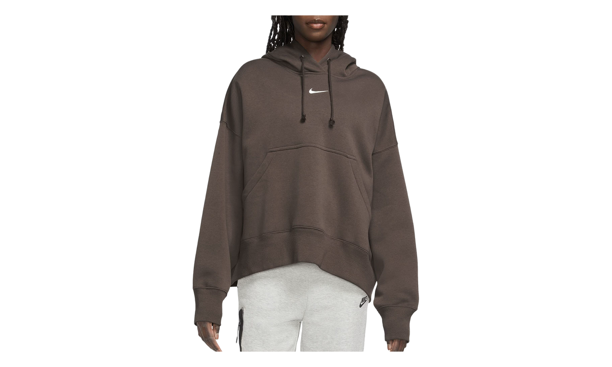 Sportswear Phoenix Fleece Over-oversized Pullover Hoodie WMNS "Baroque Brown / Sail" DQ5858 237