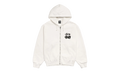 Dice Pigment Dyed Zip Up Hoodie "Natural" STUS371