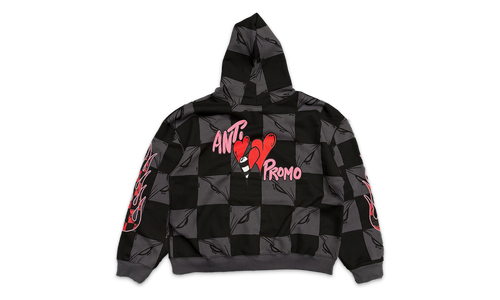 99 Eyes Sweatshirt Hoodie "Matty Boy - Black/Grey" MB02