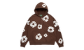 Cotton Wreath Zip Hoodie "Dark Brown" DT682