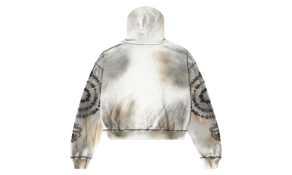 Forever Spiral Zip Up Hoodie "Ash Grey" VAL398