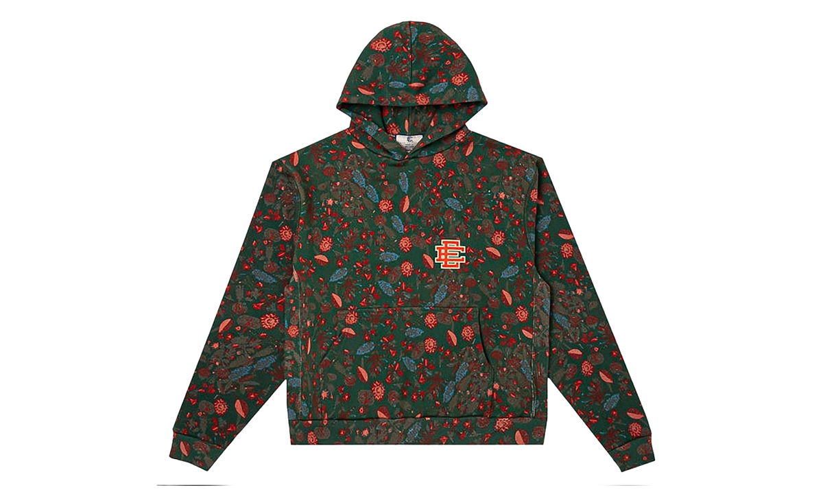 EE AOP Hoodie "FW22 - Green / Orange / Multicolor" EE361