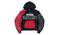 Split Decision Hoodie "Black / Red" MIXE099