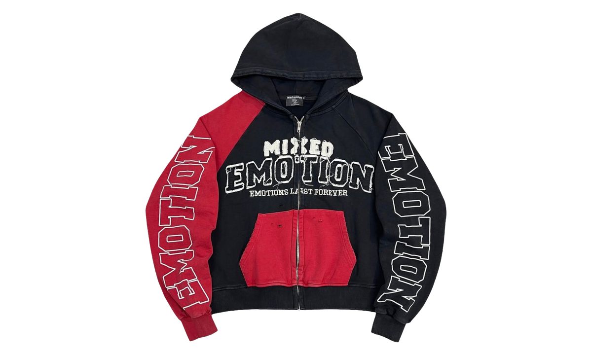 Split Decision Hoodie "Black / Red" MIXE099
