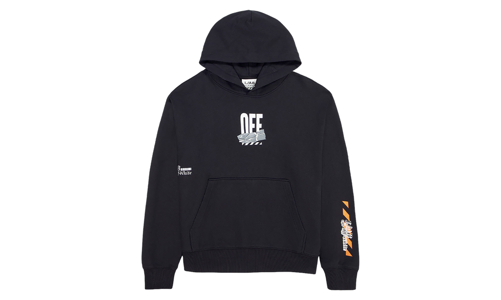 Off Active Duct Tape Pullover Hoodie "Black" LABF26K081-BLK