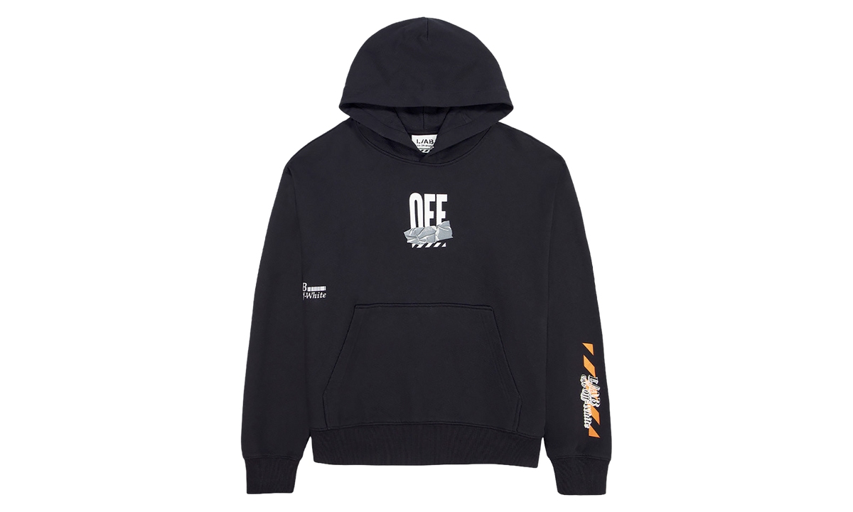 Off Active Duct Tape Pullover Hoodie "Black" LABF26K081-BLK