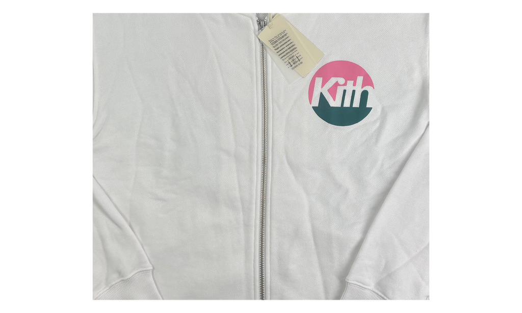 Tanner Kith Corp Full-Zip Hoodie WMNS "White" KHW030542 101