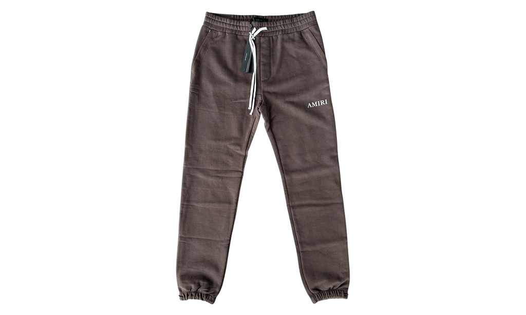 Puff Logo Sweatpants "Brown & White" AW22MJL020 210