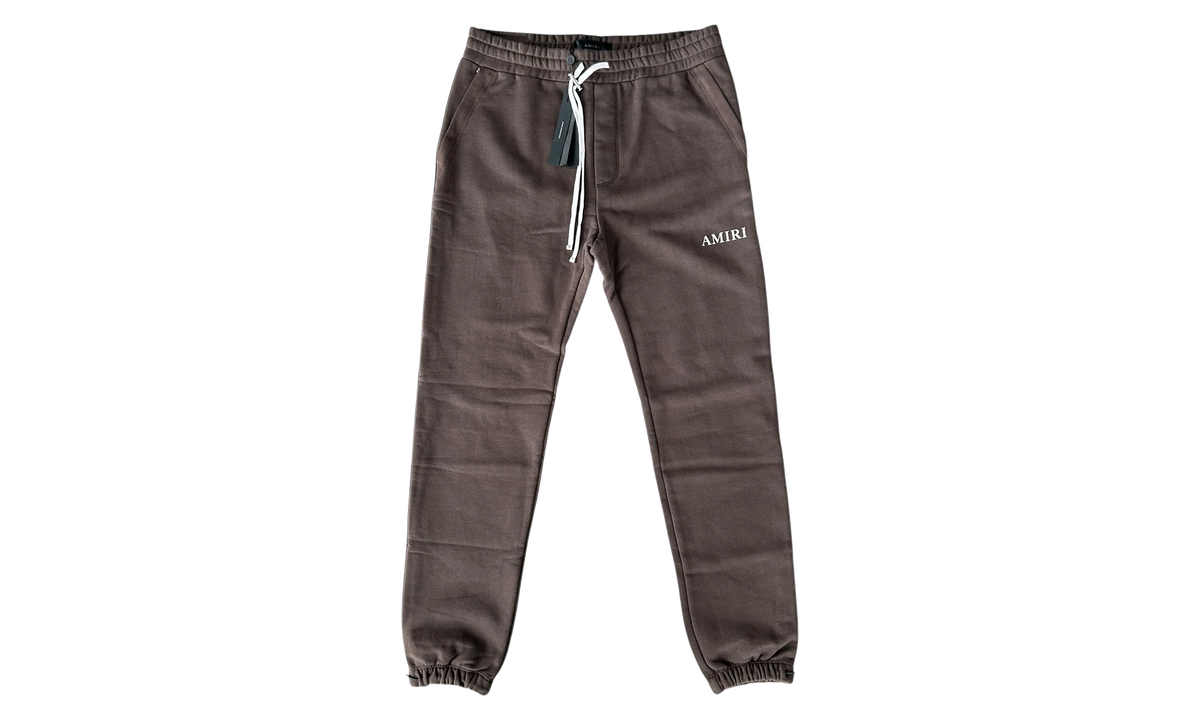 Puff Logo Sweatpants "Brown & White" AW22MJL020 210