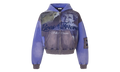 Forever Queen Zip Up Hoodie "Blue" VAL276