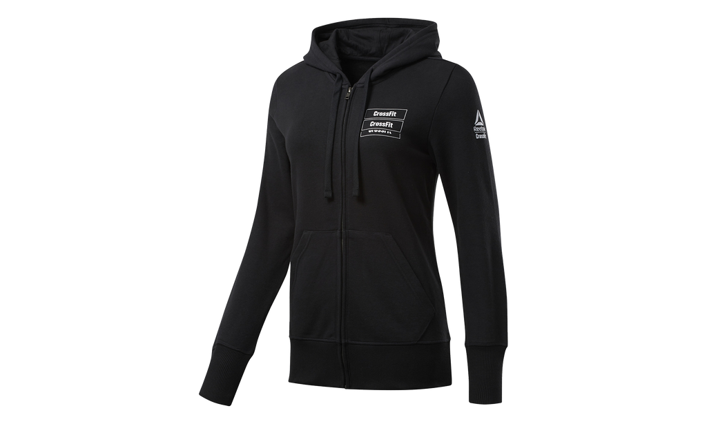 CrossFit Full Zip Hoodie WMNS "Black" FK4382