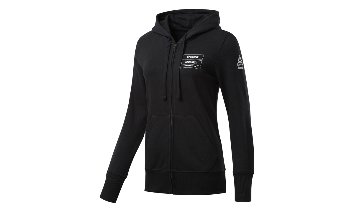 CrossFit Full Zip Hoodie WMNS "Black" FK4382