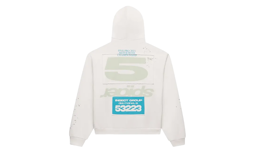T&F Zip Up Hoodie "White" SP5der596