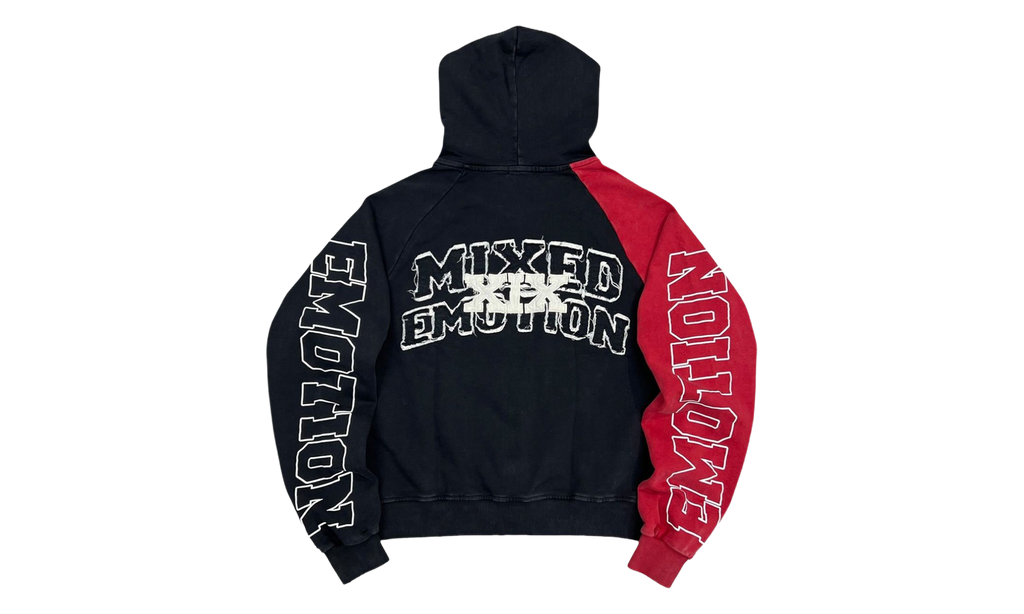 Split Decision Hoodie "Black / Red" MIXE099