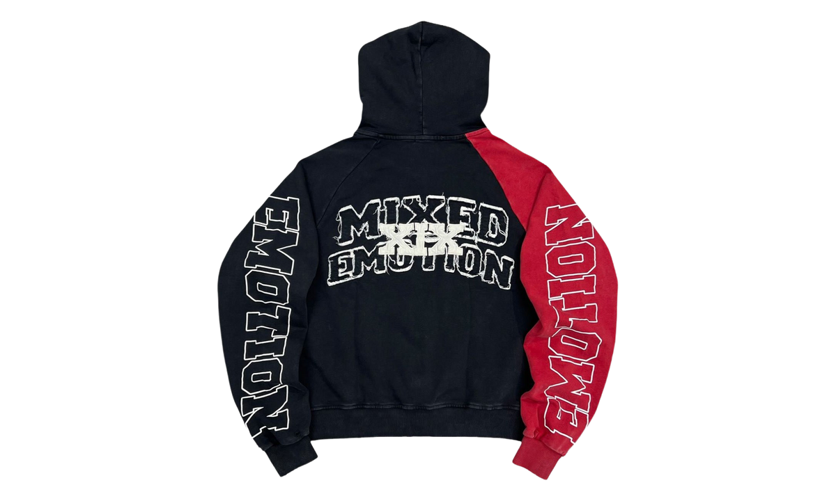 Split Decision Hoodie "Black / Red" MIXE099