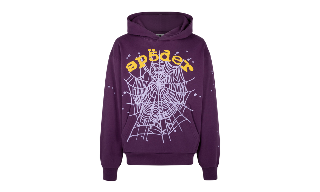 Star OG Web V2 Hoodie "Purple" SP5der11