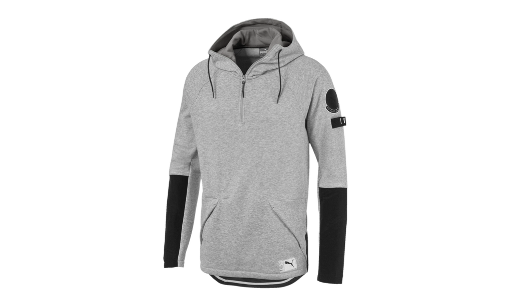 FtblNXT Casuals Hoodie "Light Grey Heather / Charcoal Grey" 656125 02