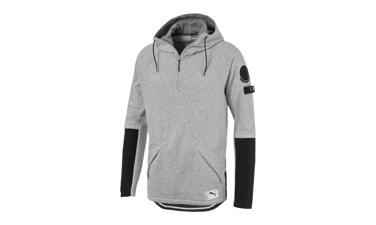 FtblNXT Casuals Hoodie "Light Grey Heather / Charcoal Grey" 656125 02