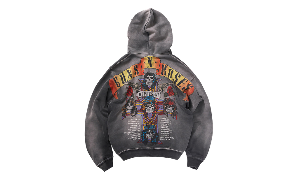 Guns N Roses Pullover Hoodie "Grey" MLM100758-04