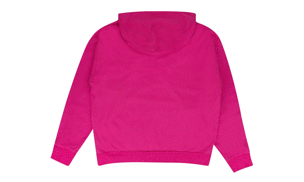 AOP Rhinestone Hoodie "Pink" SP5der527