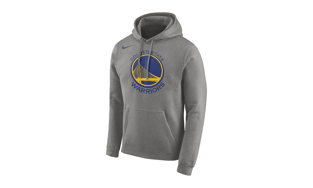 WoNBA GSW Essential Logo Pullover Hoodie "Grey" 913043 063