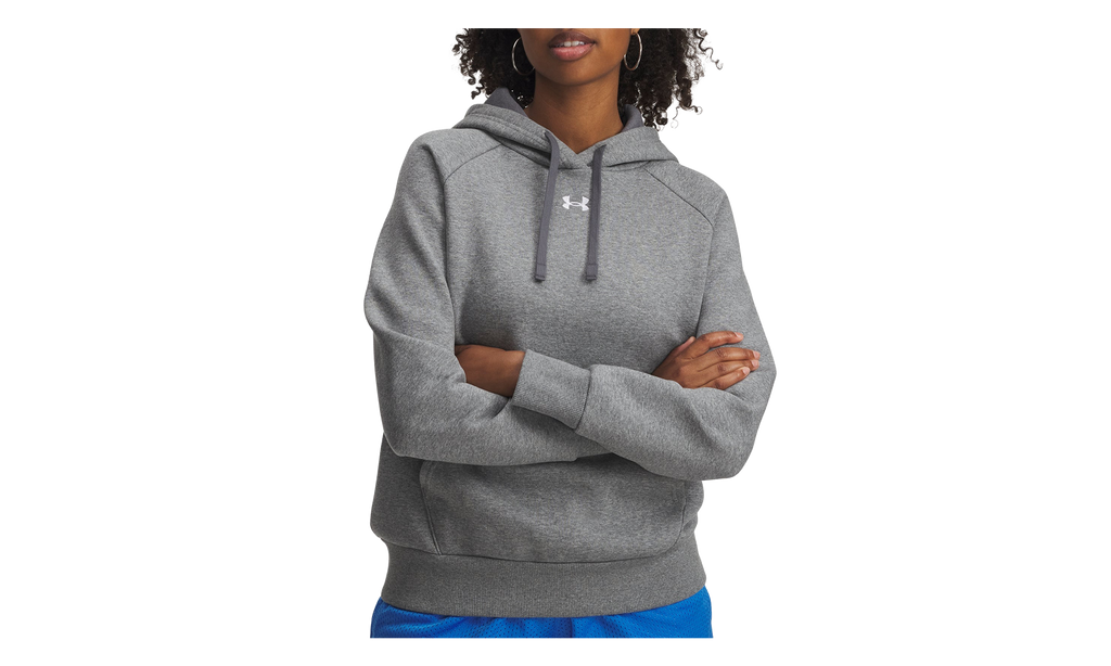 Rival Fleece Hoodie WMNS "Castlerock Light Heather / White" 1379500 028