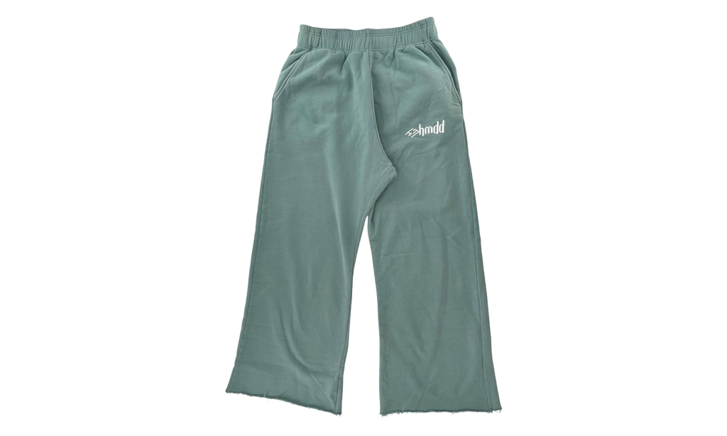 Logo Wide-Leag Sweatpants "Teal" HMDD107