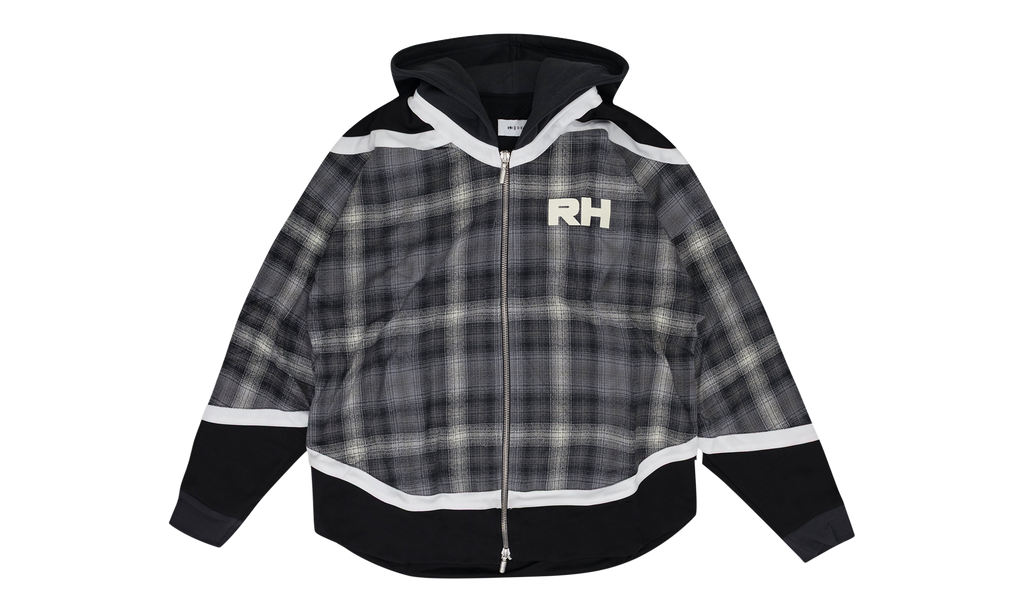 Hockey Hybrid Zip-UP Hoodie "Grey" RHD MHDS 1955 GRY