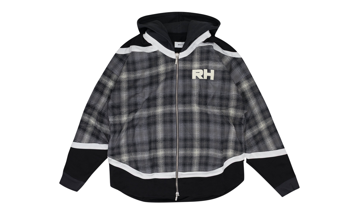 Hockey Hybrid Zip-UP Hoodie "Grey" RHD MHDS 1955 GRY