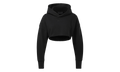 Cardi B Crop Hoodie WMNS "Black" H48407