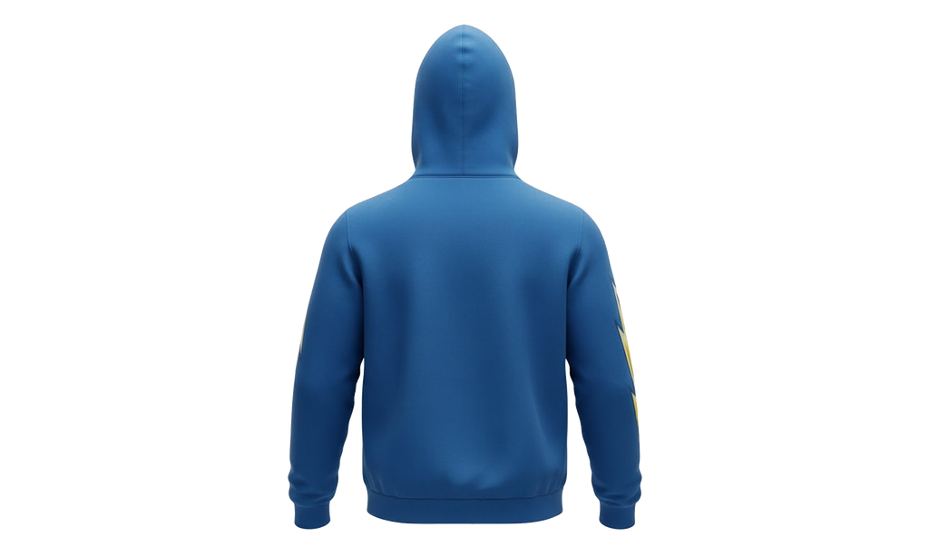 EE Basic Hoodie "Lighting Bolt Blue" EE665