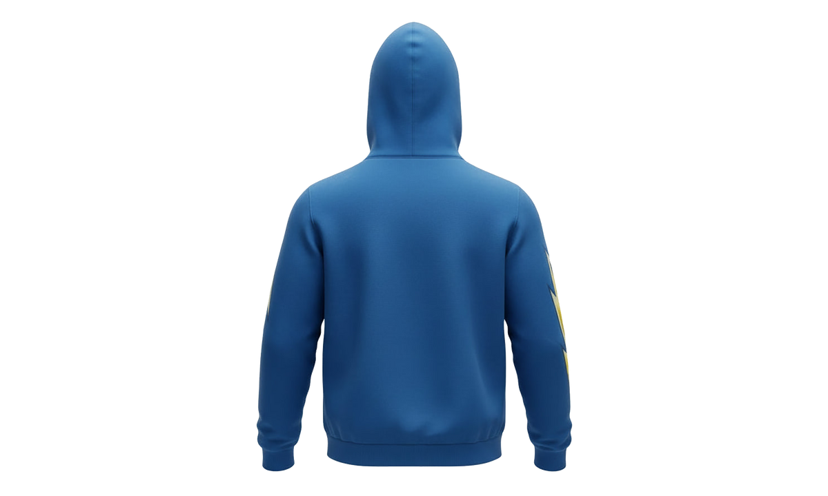 EE Basic Hoodie "Lighting Bolt Blue" EE665