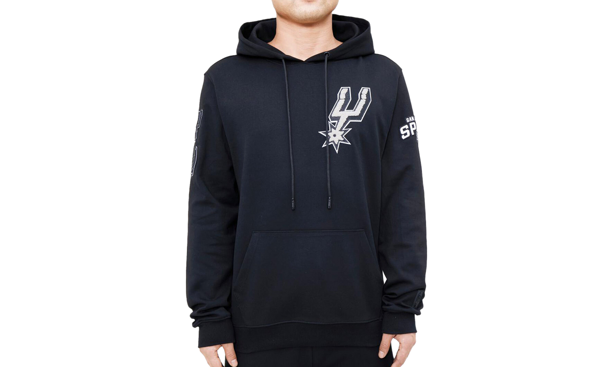 MLB San Antonio Spurs Logo /Silver P/O Hoodie "Black" BSA551952 BLK