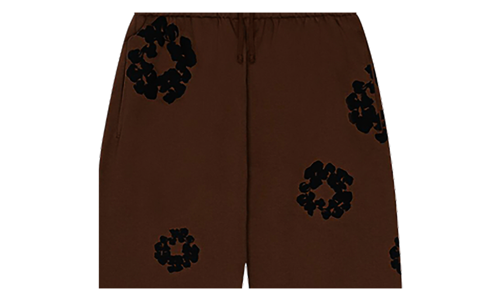 Cotton Wreath Sweatpants "Brown / Black" DT631