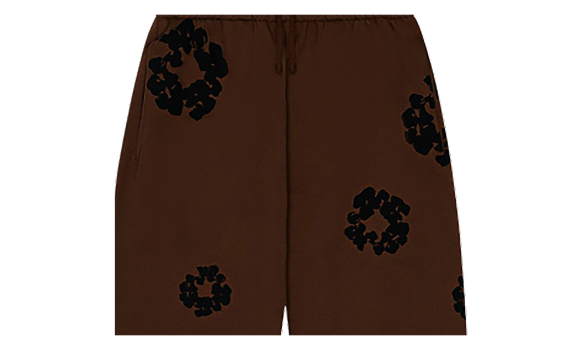 Cotton Wreath Sweatpants "Brown / Black" DT631