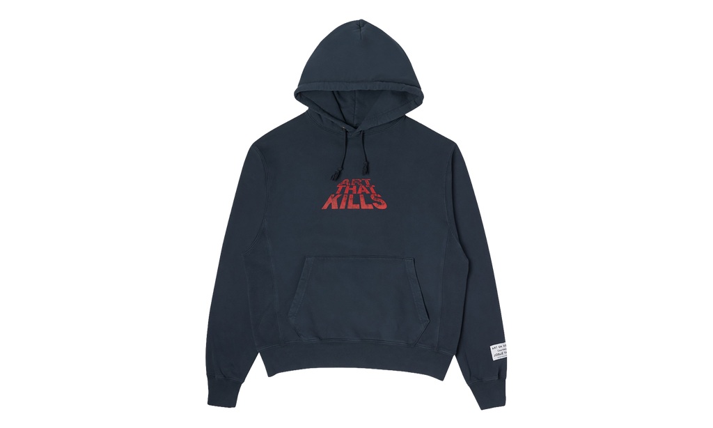 ATK Stacked Logo Hoodie "Navy" GD086