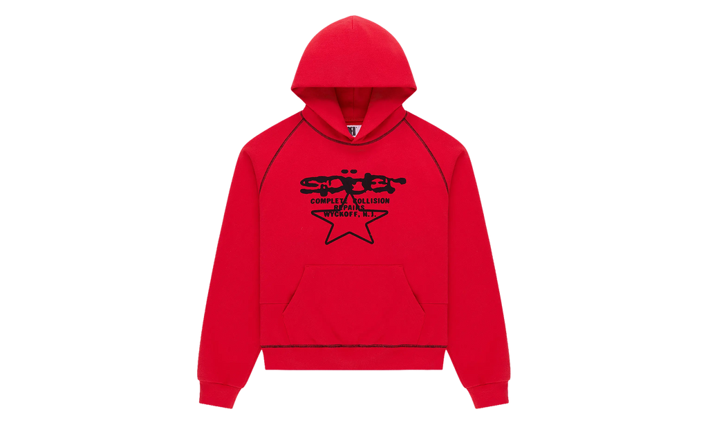 Splat Collision Hoodie "Red" SP5der595
