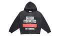 Cybernetics Zip Up Hoodie "Washed Black" fw25ho006