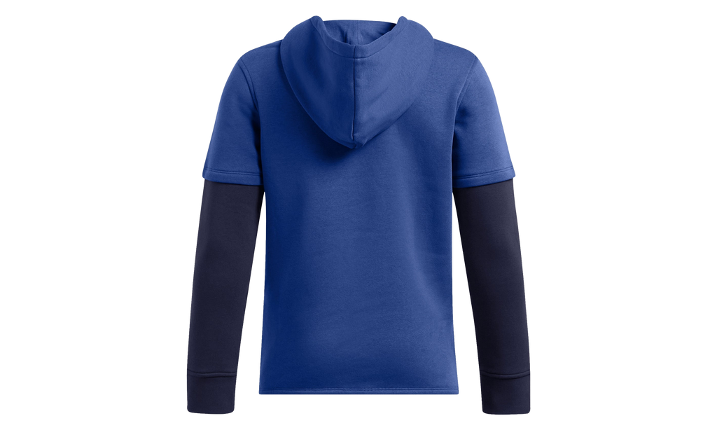 Icon Fleece Jersey Hoodie GS "Tech Blue / Midnight Navy / White" 1386690 432