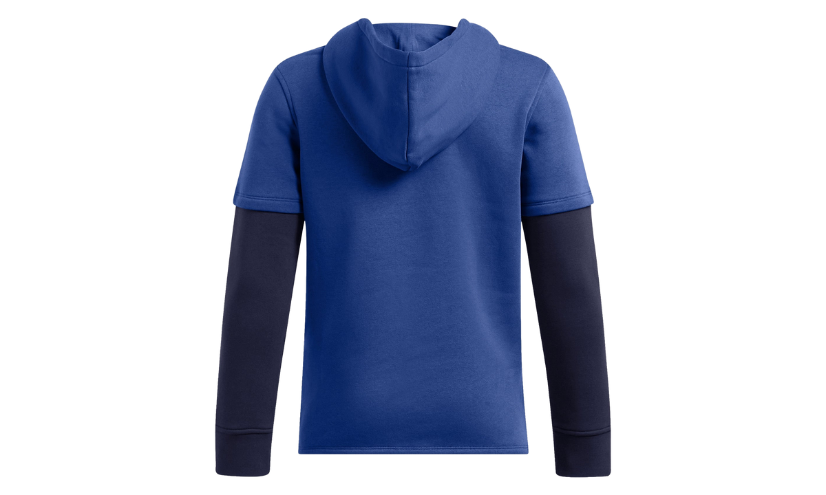 Icon Fleece Jersey Hoodie GS "Tech Blue / Midnight Navy / White" 1386690 432