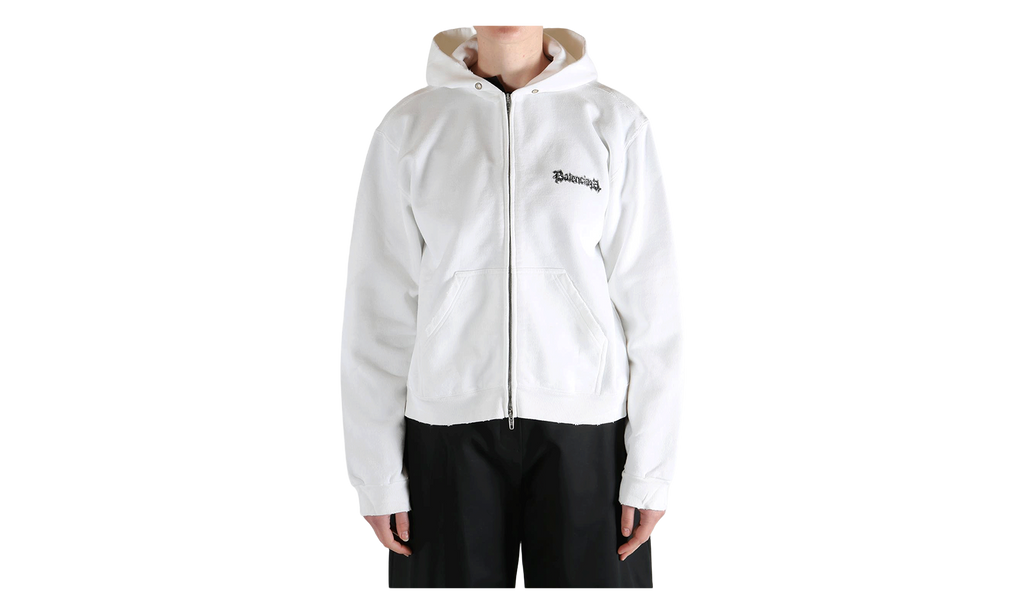 Salon de Couture Regular Fit Zip-Up Hoodie WMNS "White" 851236 TUVD9 9000