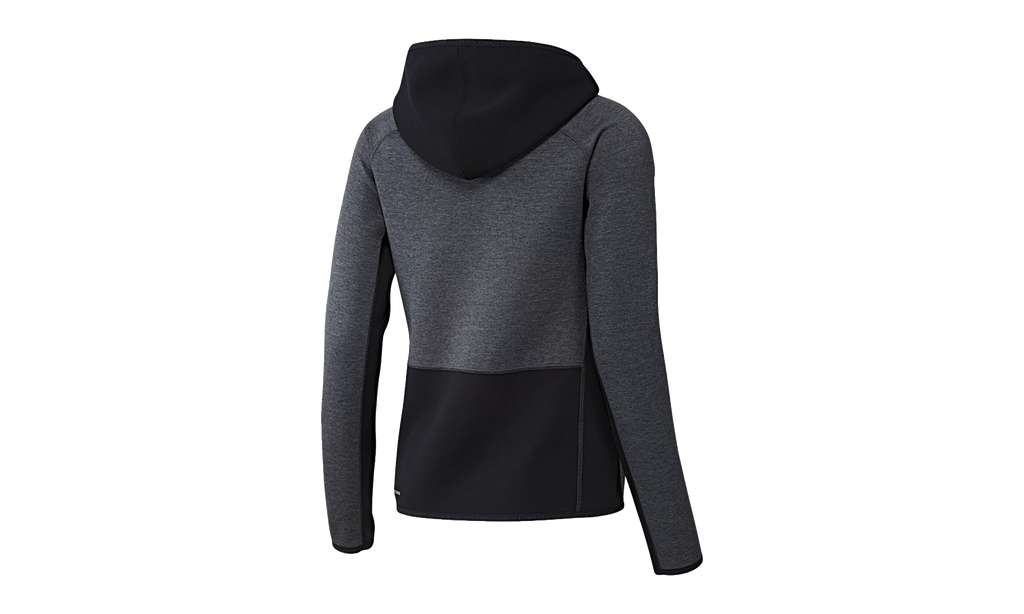 RCF Quik Cotton Full Zip Hoodie WMNS "Dark Grey Heather" B45945
