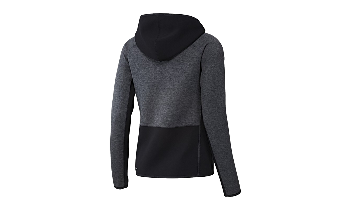 RCF Quik Cotton Full Zip Hoodie WMNS "Dark Grey Heather" B45945